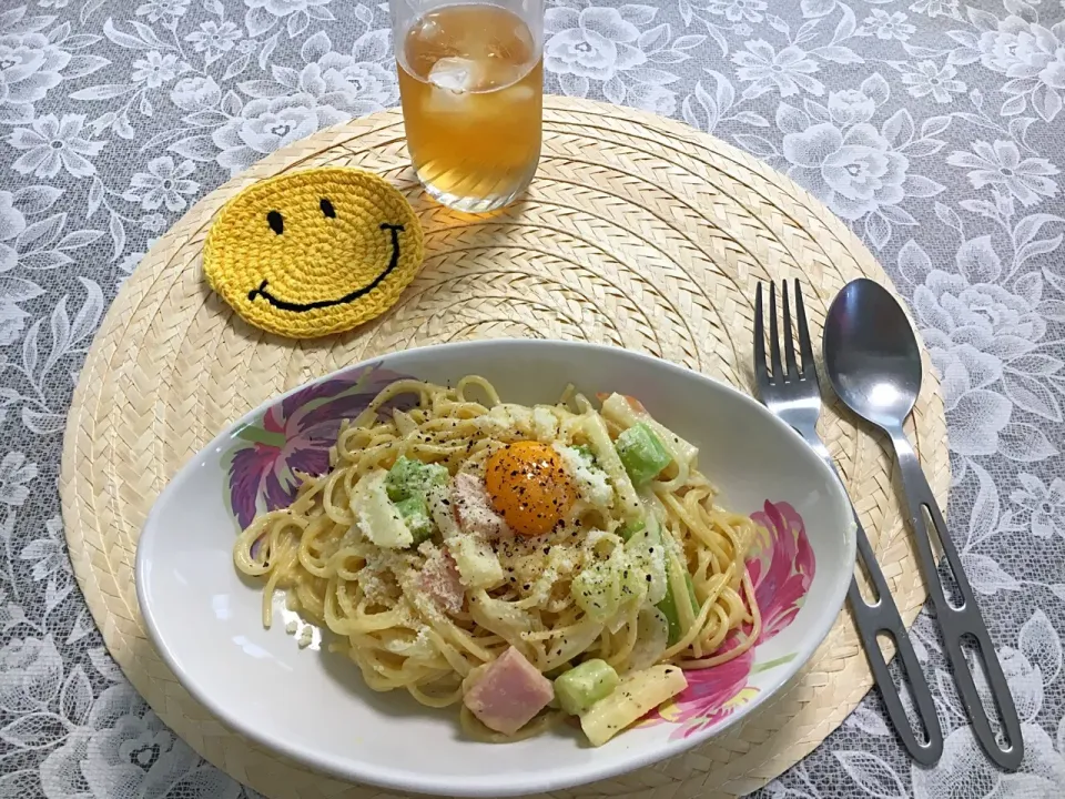 カルボナーラ🍽作ってみました。|Sachiyo Hatanoさん