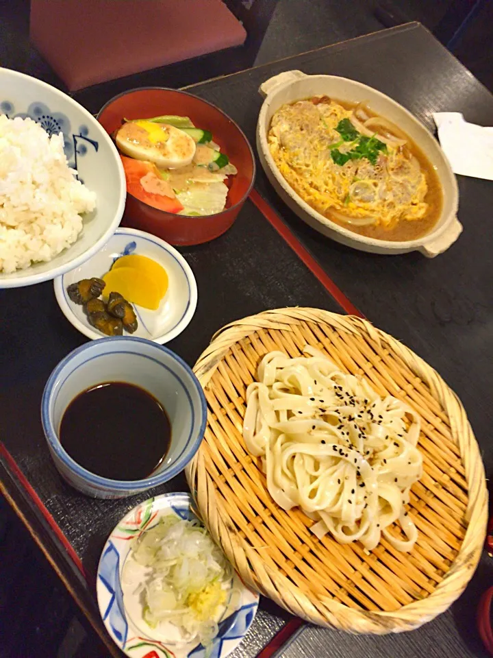 カツとじセット@尾張屋(飯田橋)|yoooochanさん