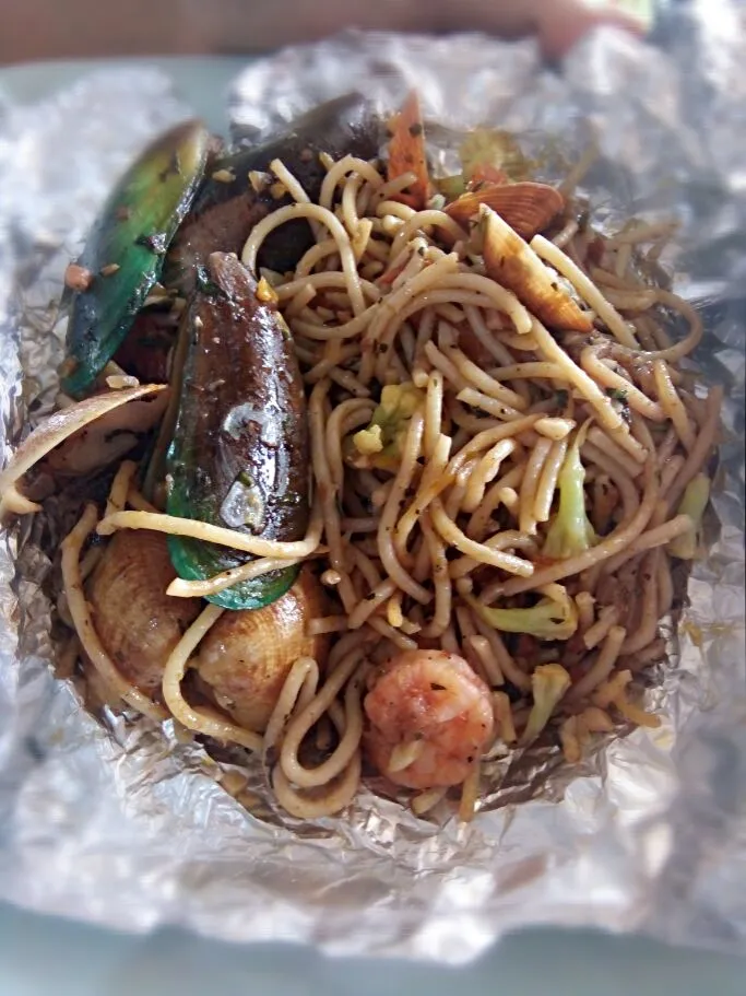 Seafood Pasta In Parchment Paper|shekinah perezさん