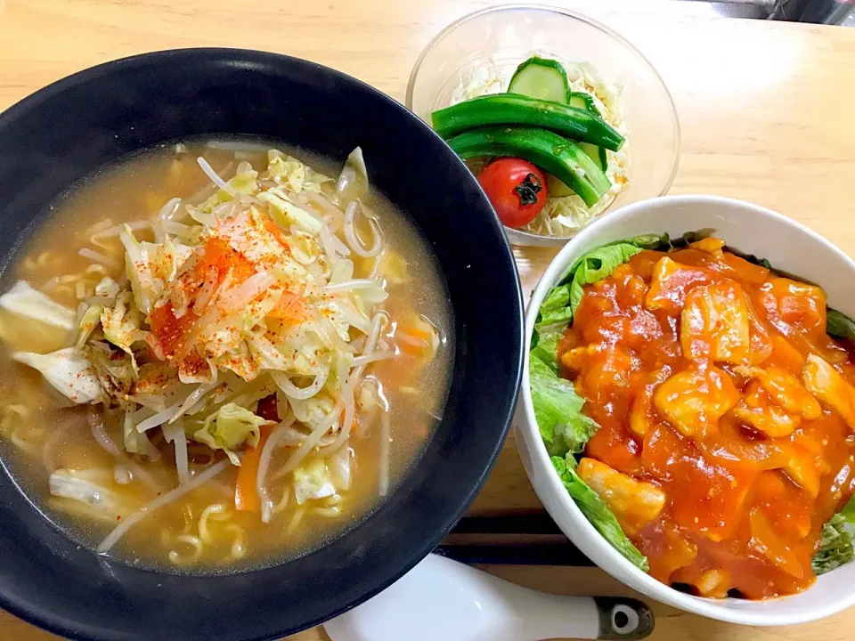 Snapdishの料理写真:#野菜ラーメン|ゆりえさん