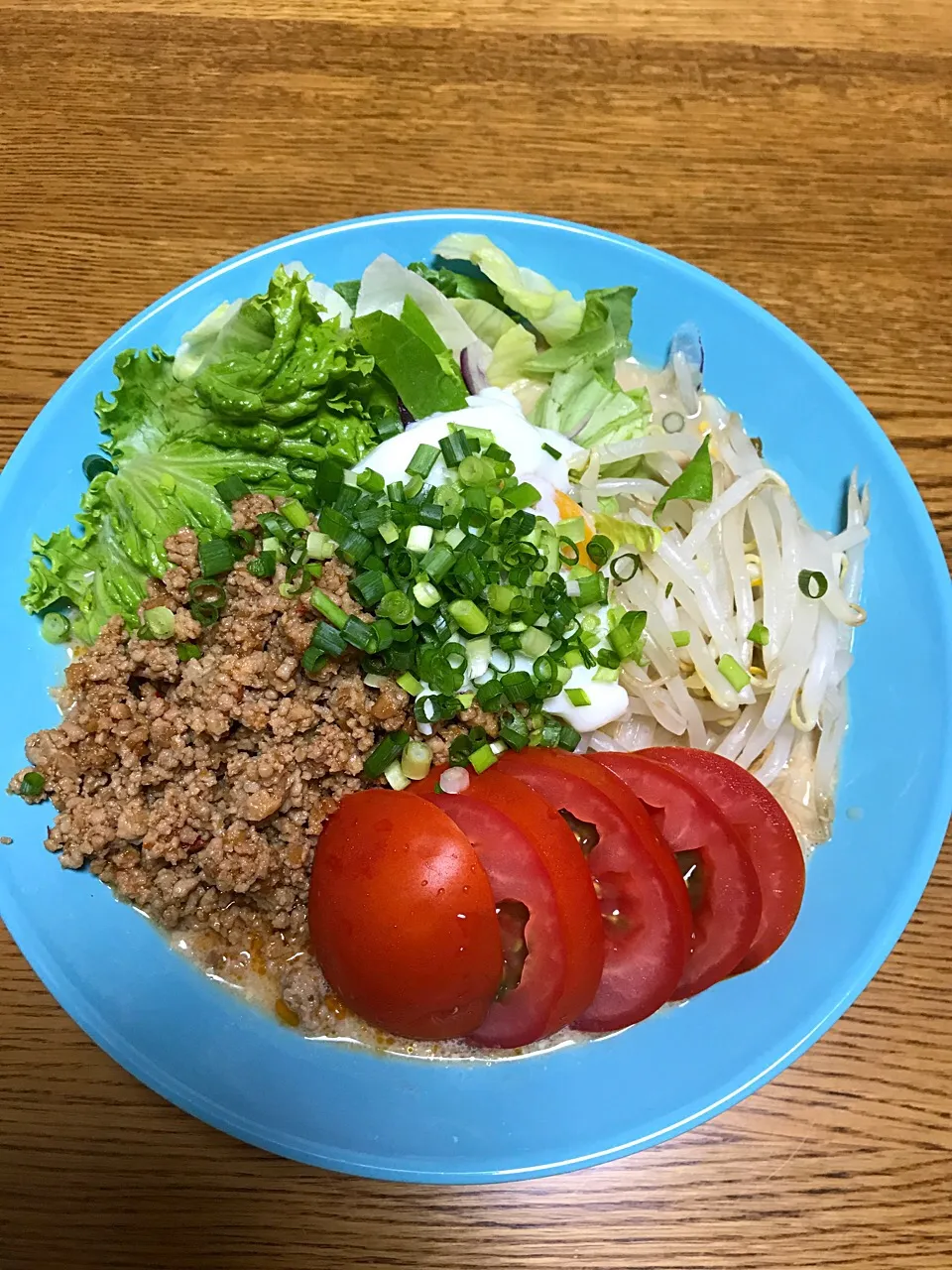 Snapdishの料理写真:サラダ素麺坦々風|ミッキーさん