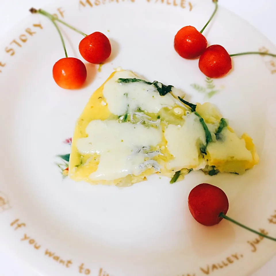 Spinach and mushroom quiche|Yukiさん