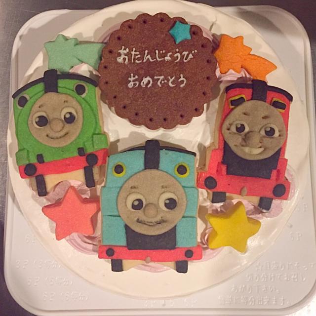 トーマスのケーキ トーマス パーシー ジェームス キャラクター お誕生日ケーキ バースデーケーキ デコレーションケーキ ケーキ クッキー アレルギー対応 卵不使用 乳製品不使用 国産小麦粉使用 サント シャペル Snapdish スナップディッシュ Id Mbdfwa