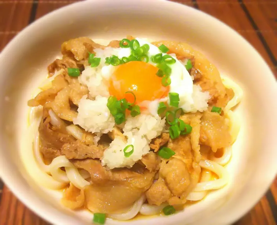 鬼おろし冷やしぶっかけ肉うどん|ひろりんさん