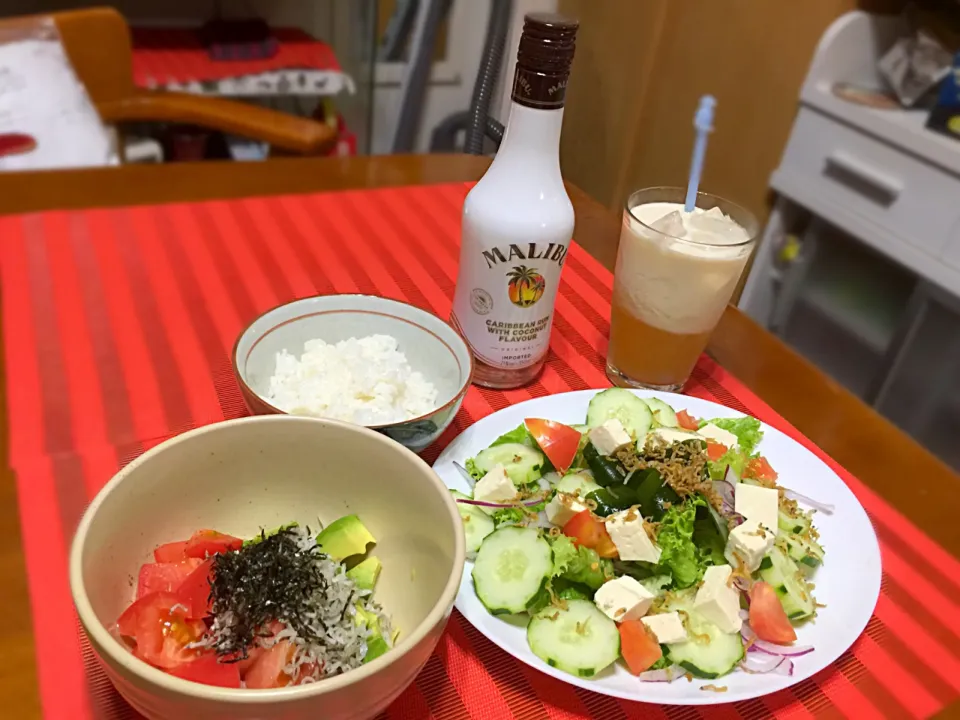 アヒポキ風トマト🍅&アボカド🥑納豆|マニラ男さん