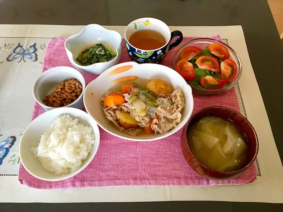 Snapdishの料理写真:塩肉じゃがのご飯|みよさん