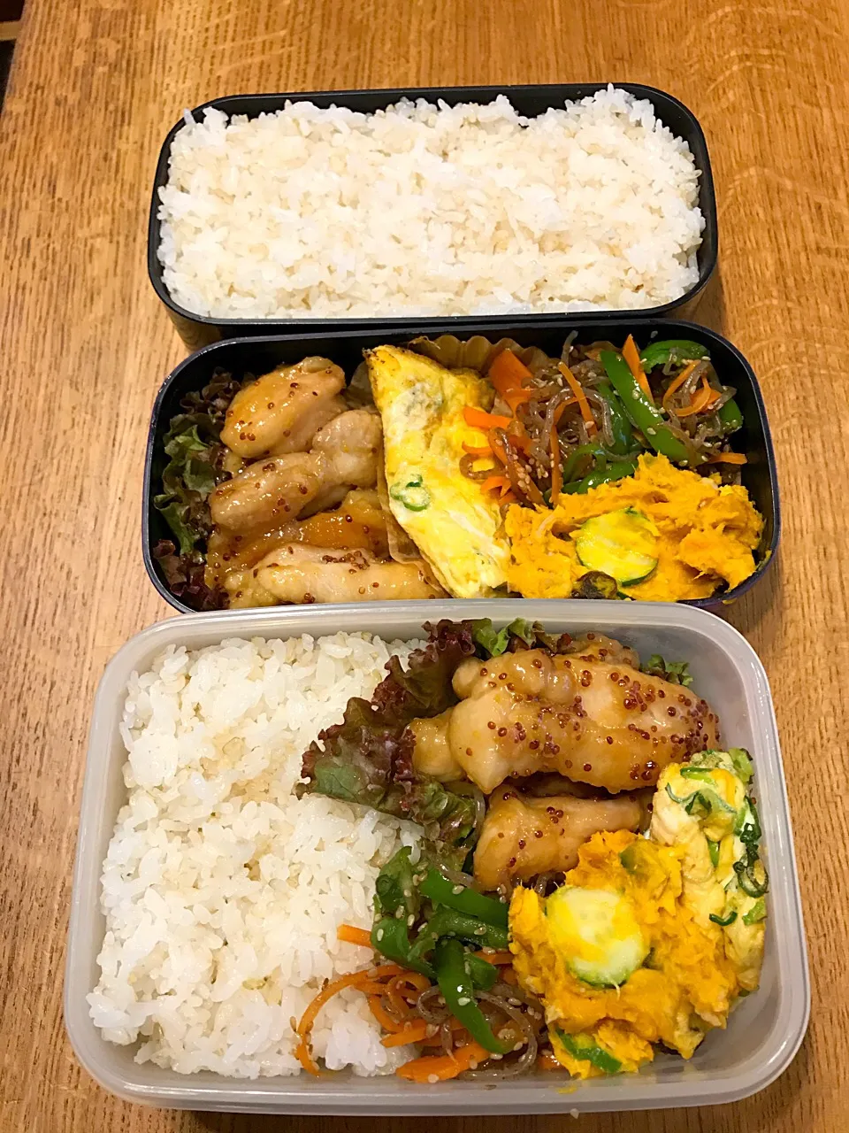 Snapdishの料理写真:息子達弁当2017.07.13|hatabowwyomeさん