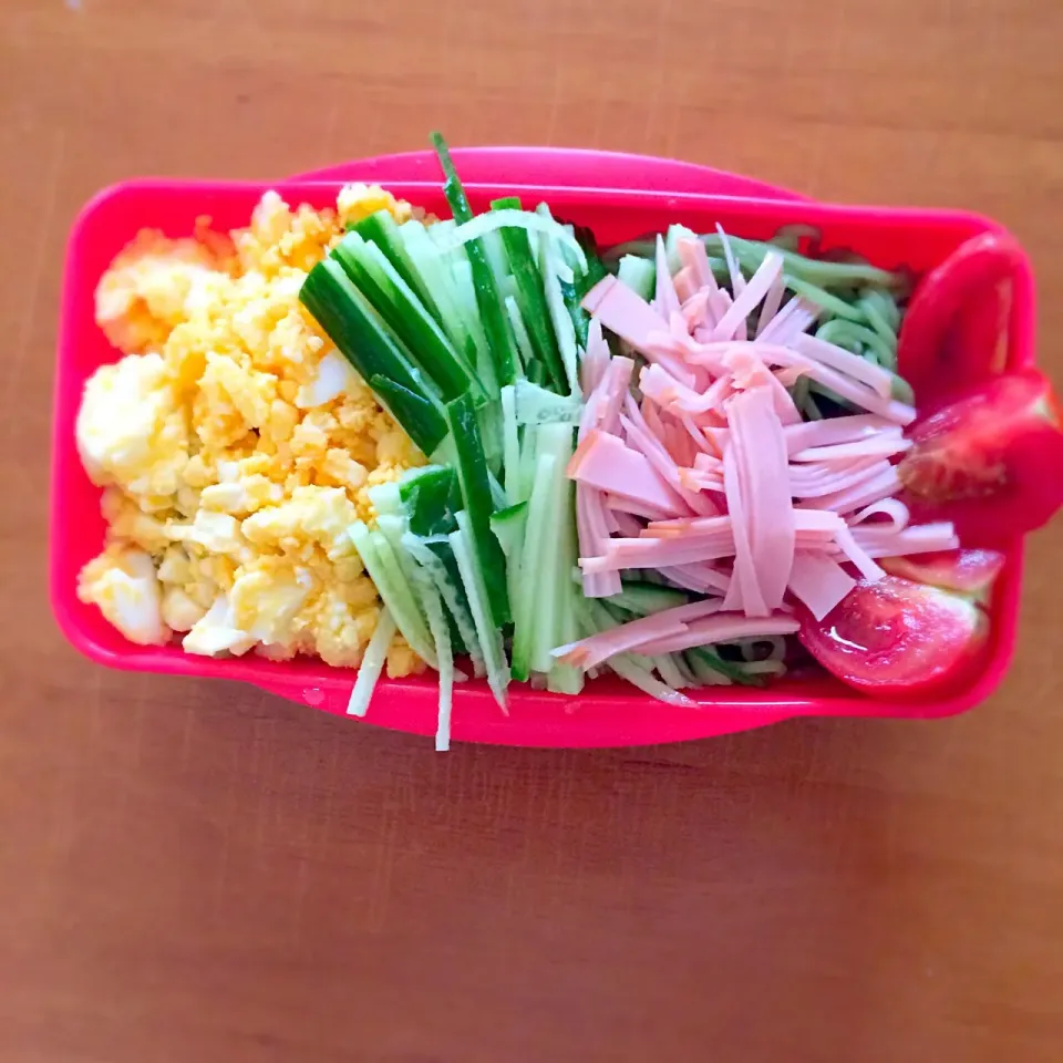 女子高生#弁当#冷やし中華 #暑さ対策#わかめ麺|Eriko  Naraさん