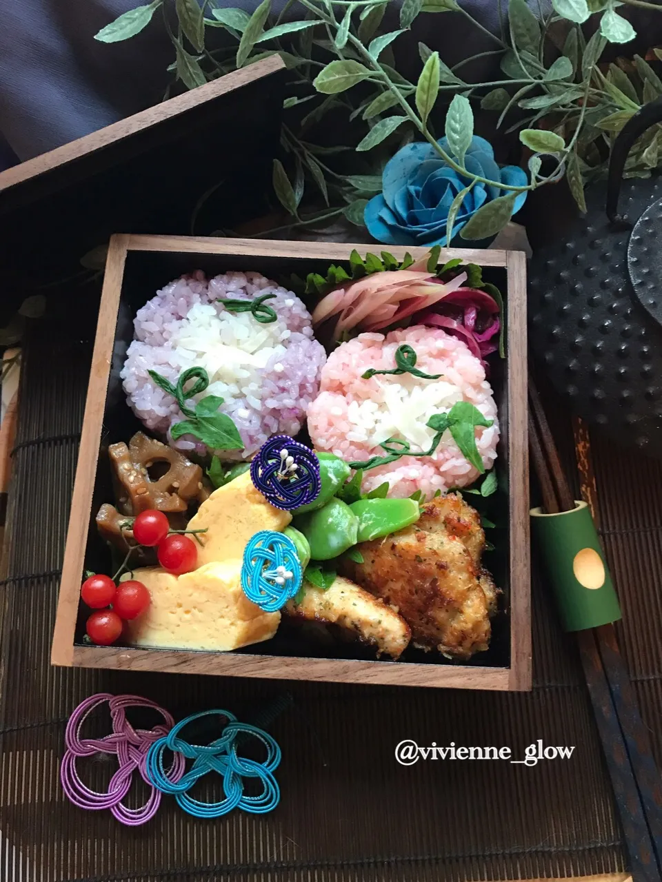 Snapdishの料理写真:朝顔弁当|vivienne_glowさん