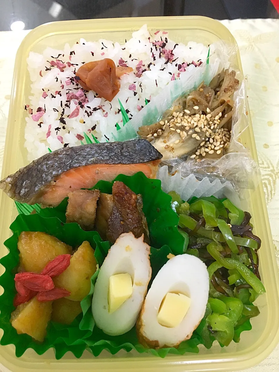 Snapdishの料理写真:7月13日  プクパパお弁当|プクママさん