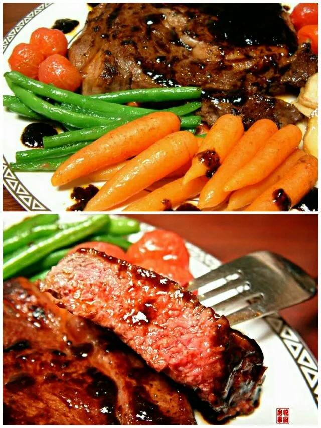 steak and veggies|steven z.y.さん