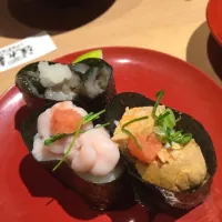 Snapdishの料理写真:好物三種！
あん肝、ナマコ、白子ポン酢|TANTAさん