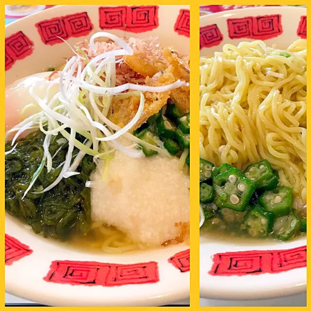 バーミヤンの
白えびとネバシャキ野菜の冷やしラーメン🍜|シュトママさん