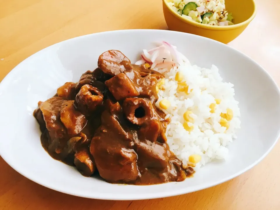 海街diaryのちくわカレー🍛◎◎◎|leeさん