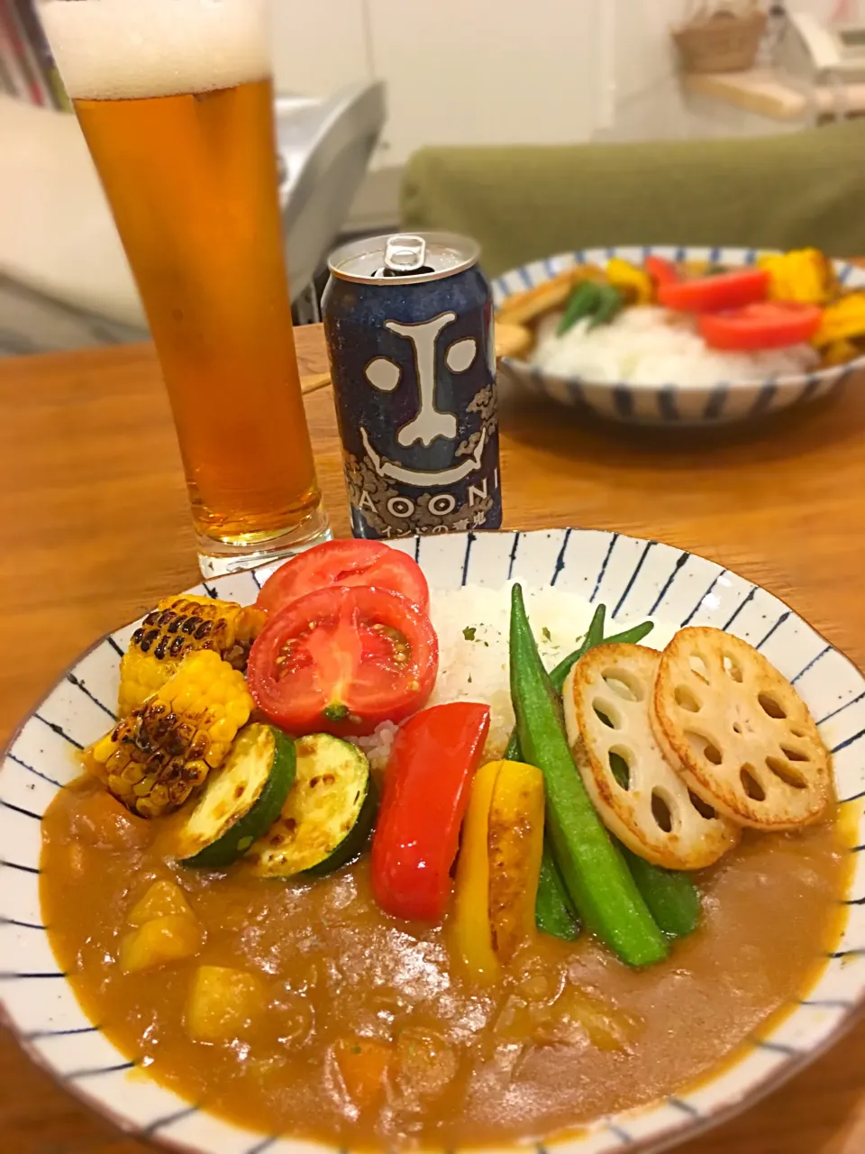 夏野菜カレー🍛❗️|なかじー。さん