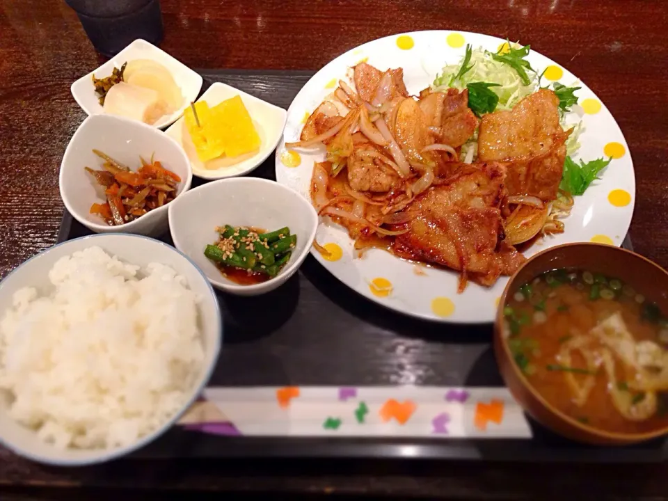 スタミナ満点焼肉定食¥780|みちっちさん