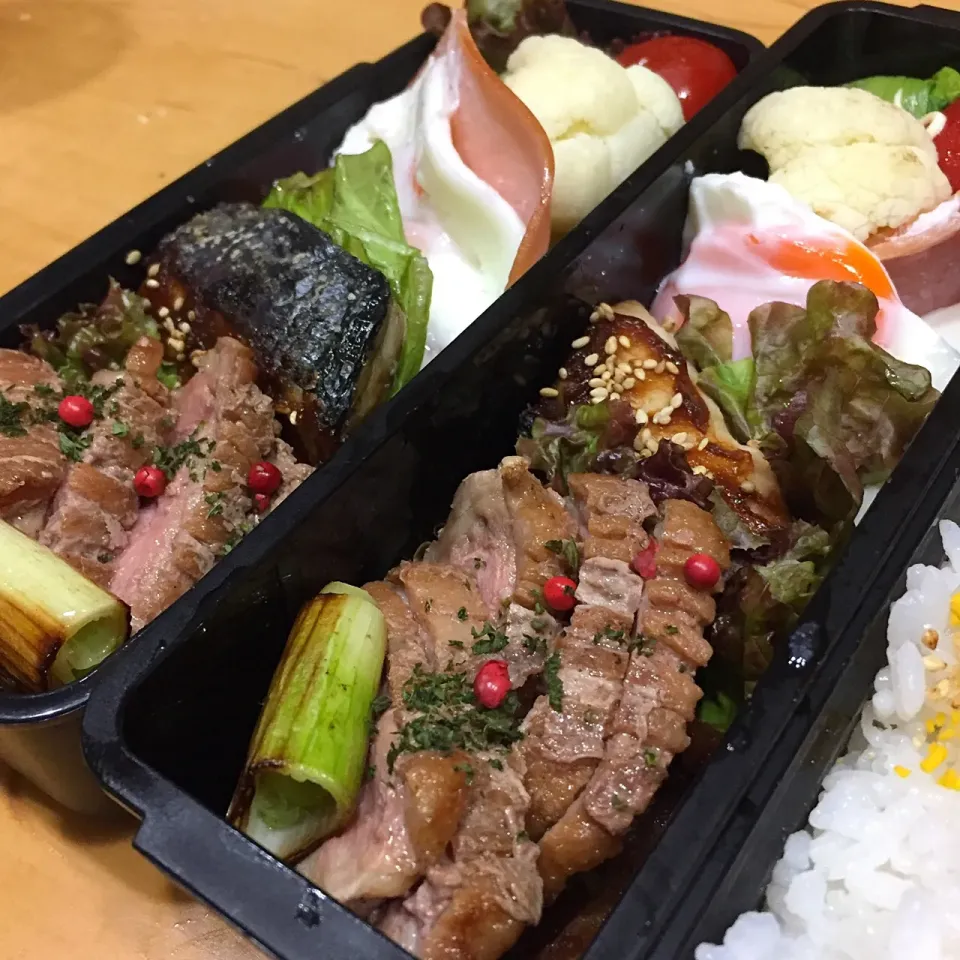 Snapdishの料理写真:今日の親父弁当！|沖縄「ピロピロ」ライフさん