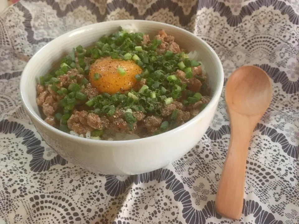 塩で食べる納豆ごはん|ハルさん