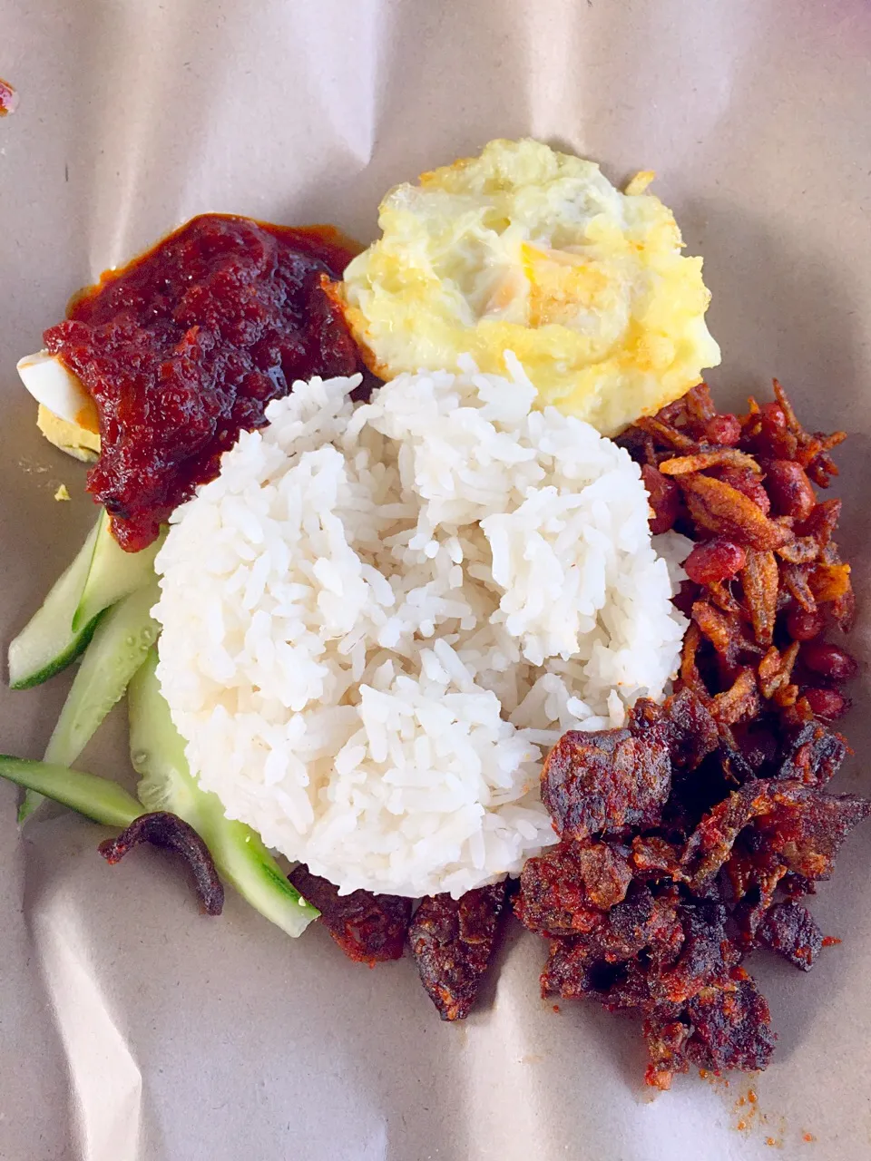 Nasi lemak for breakfast|Amy Aliyyaさん