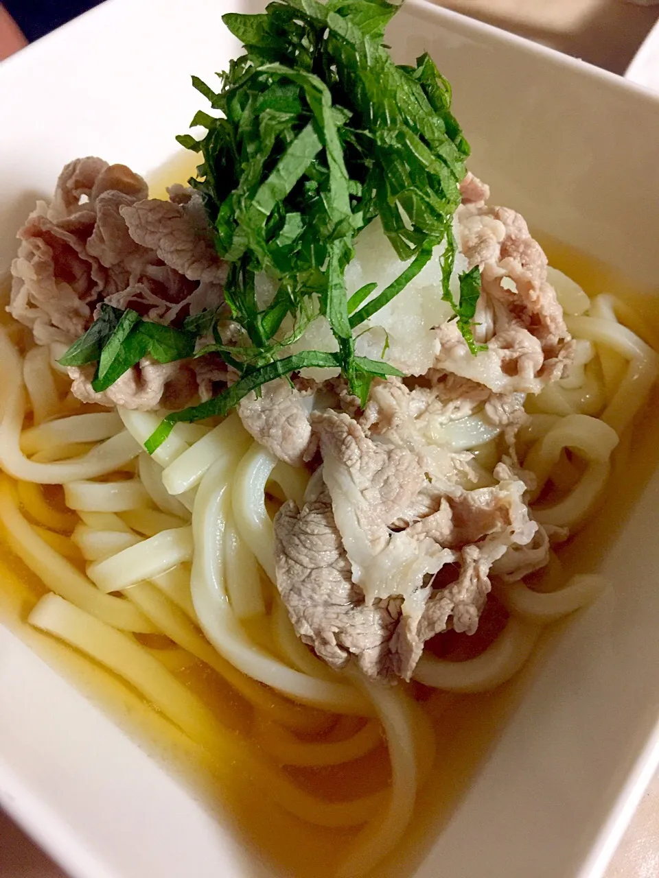 冷やし冷しゃぶうどん🍴(∩˃o˂∩)♡|ひぃままさん