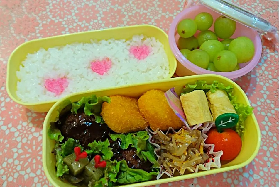 Snapdishの料理写真:小2女の子☆お弁当|みほさん