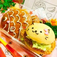 Snapdishの料理写真:猫ちゃん、大漁！お弁当❤️|こうきママ✨さん