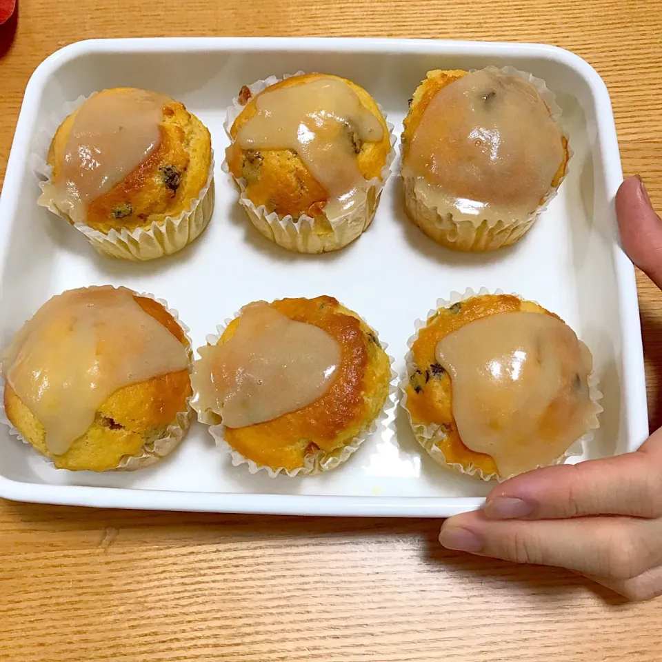 プルーンマフィン
ヨーグルトアイシング|lapinさん
