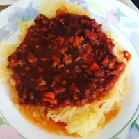 Snapdishの料理写真:Bolonhesa spaghetti squash|Bruna N. Hiroさん