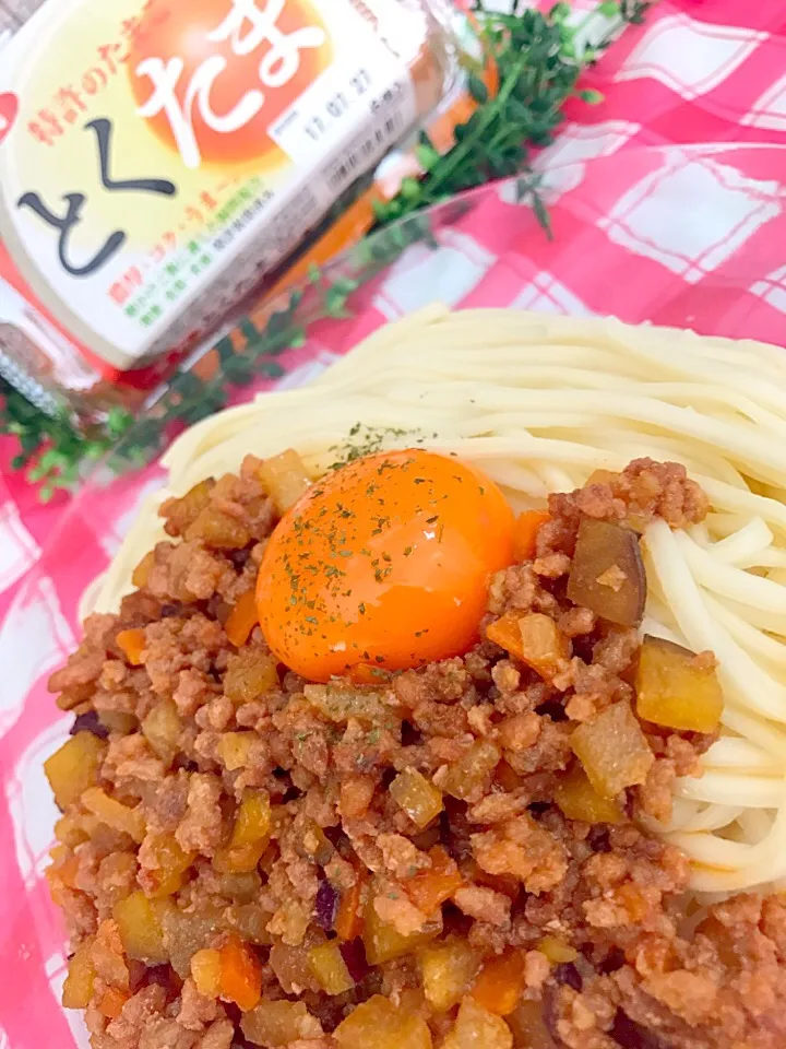 とくたまで簡単残り野菜の肉味噌うどん|monさん