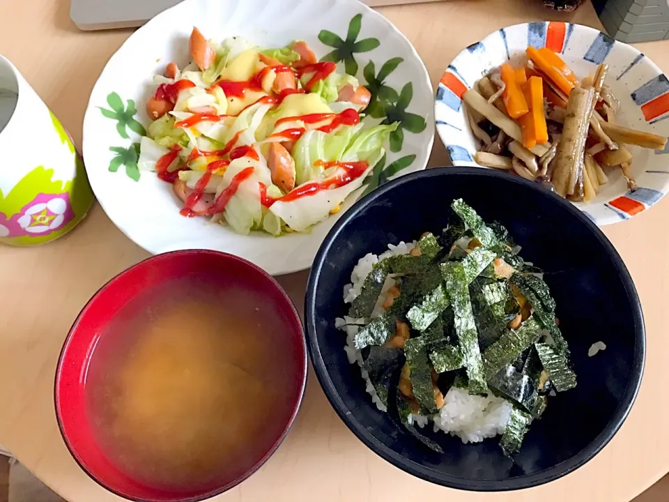 7月17日朝食兼昼食|ばぁさんさん