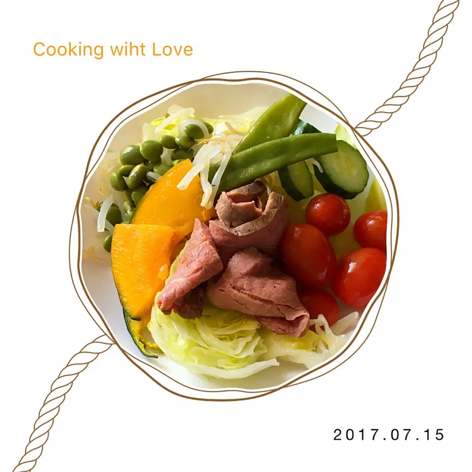 🥗ローストビーフ真ん中サラダ🥗

ローストビーフ#サラダ|まっつー🐾さん