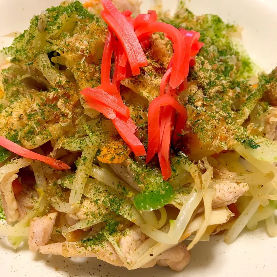 焼きそば風肉野菜炒め|ちな姉＠水ノ智南英さん