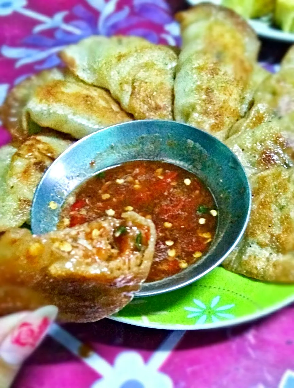 #dumplings|လွိဳင္ ထိပ္ေခါင္တင္ မယ္ခင္さん