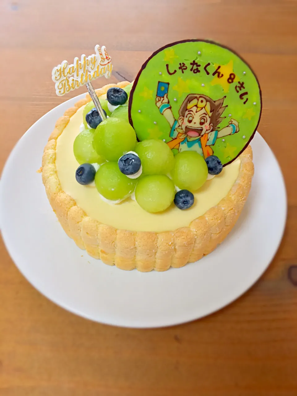 甥っ子君の誕生日ケーキ＊デュエマ•切札ジョー|チーハさん