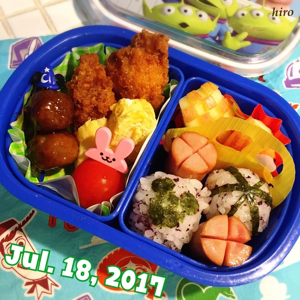 年少さん弁当
#お弁当 
#幼稚園|ヒロさん