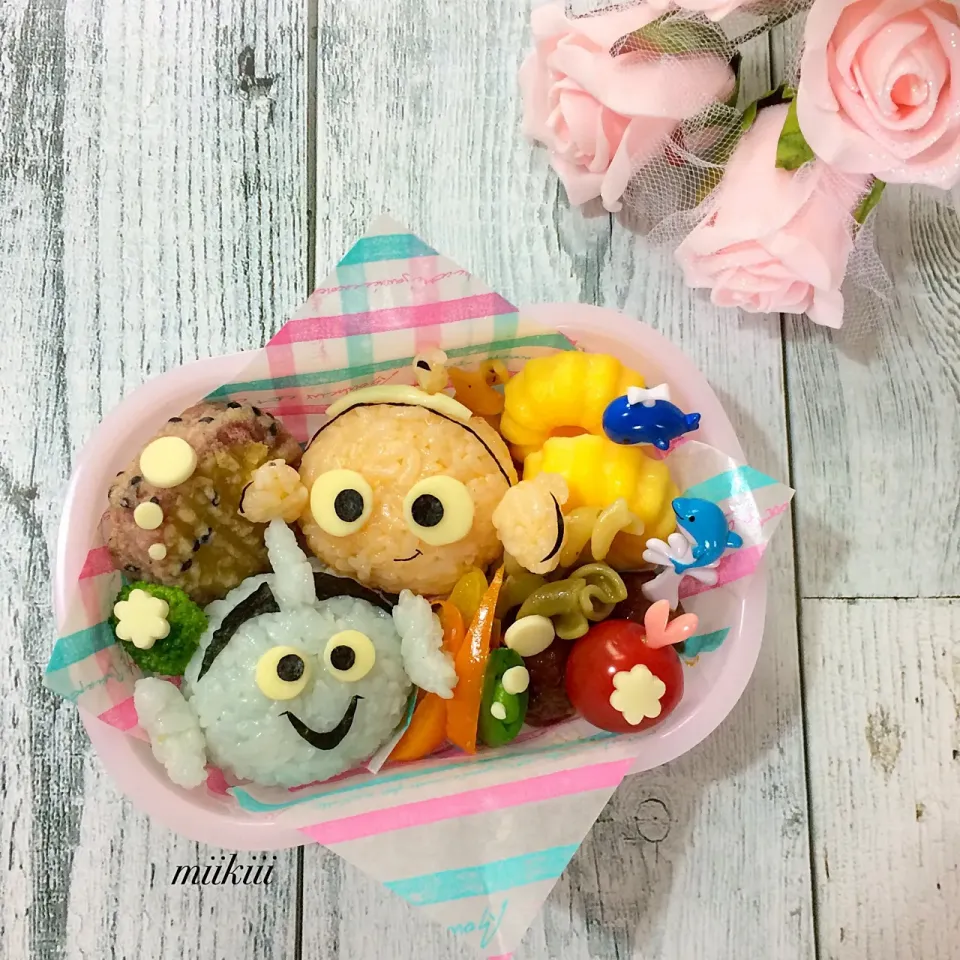 ツムツム☆ニモとドリーのお弁当♡|みきさん