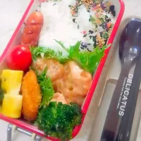 Snapdishの料理写真:姉妹のお弁当#お弁当 #bennto #姉妹弁当 #女子大生 #女子高生|123mamaさん