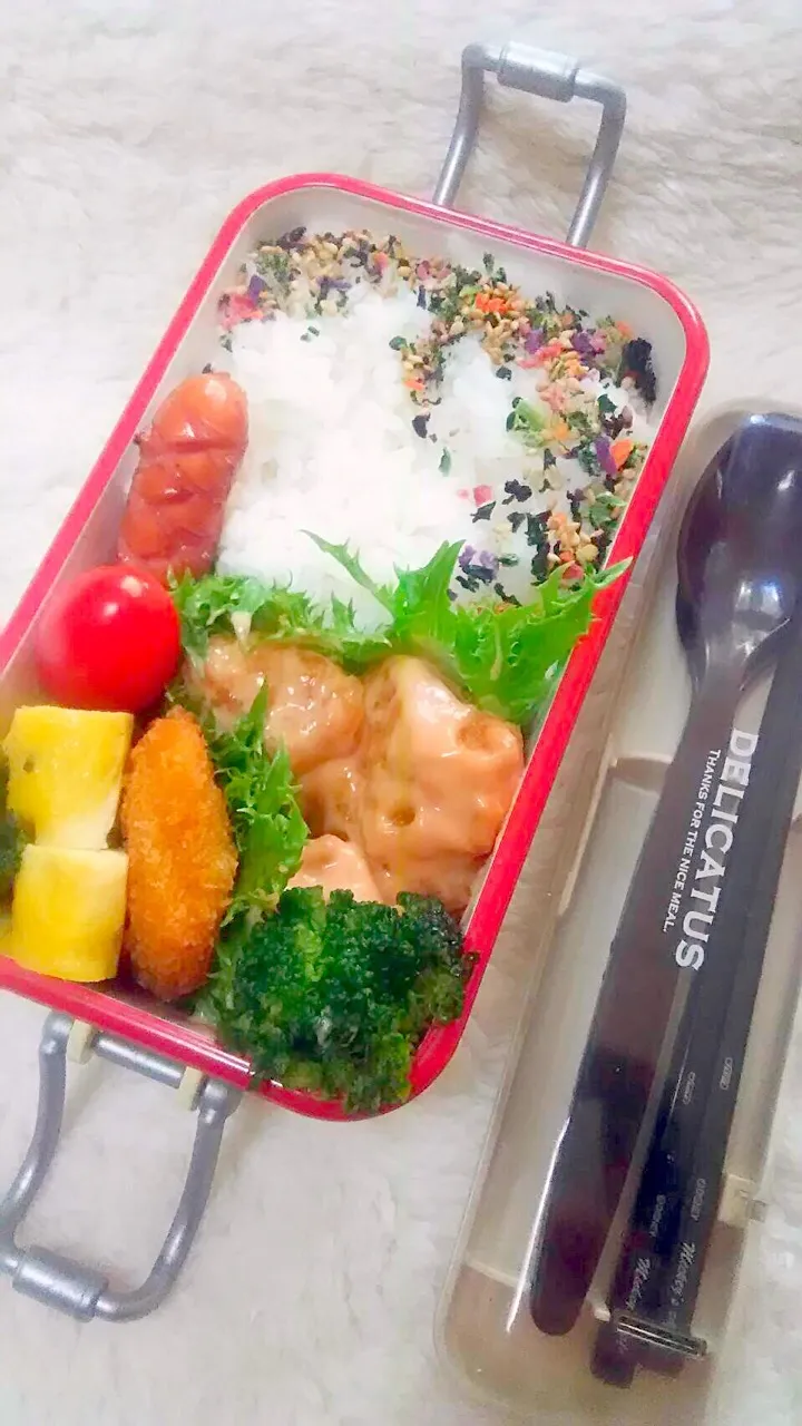 Snapdishの料理写真:姉妹のお弁当#お弁当 #bennto #姉妹弁当 #女子大生 #女子高生|123mamaさん