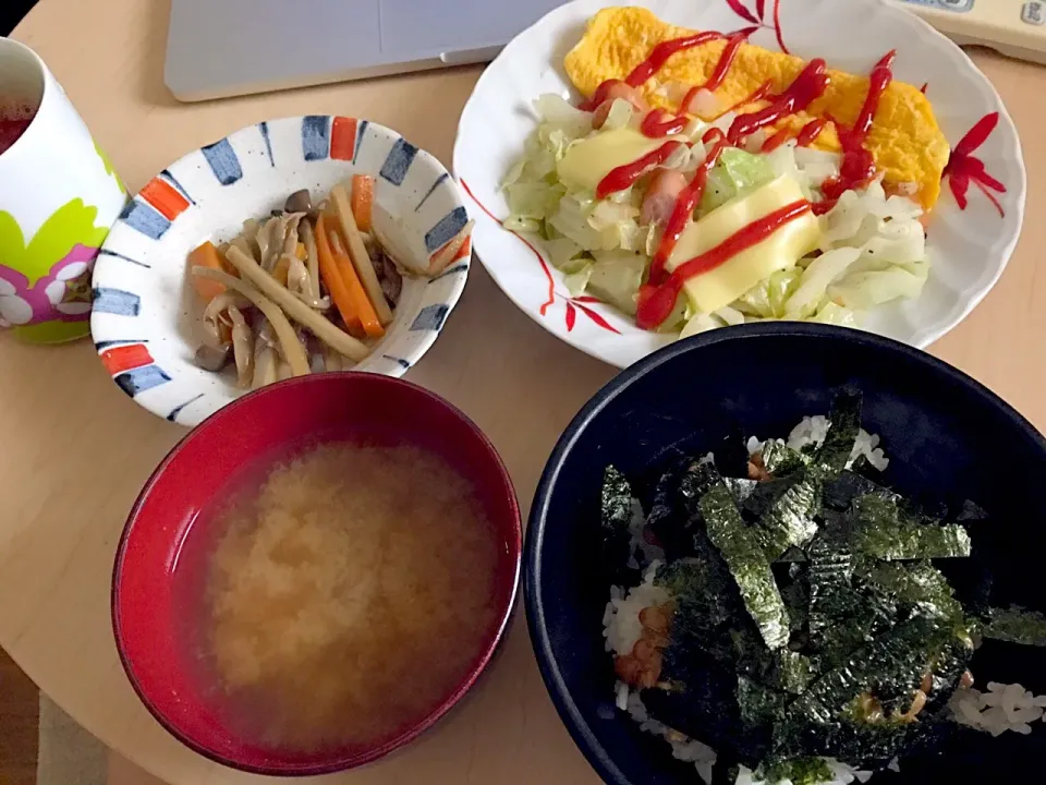 7月18日朝食兼昼食|ばぁさんさん