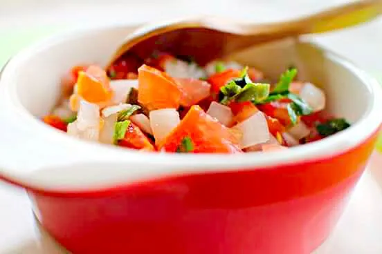 Fresh made Pico de gallo salsa
 #salsa #picodegallo #Mexican cuisine|Jorge Bernal Márquezさん