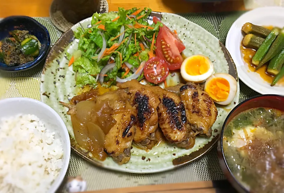 圧力鍋で鶏手羽先の柚子胡椒ポン酢煮|saosaoさん