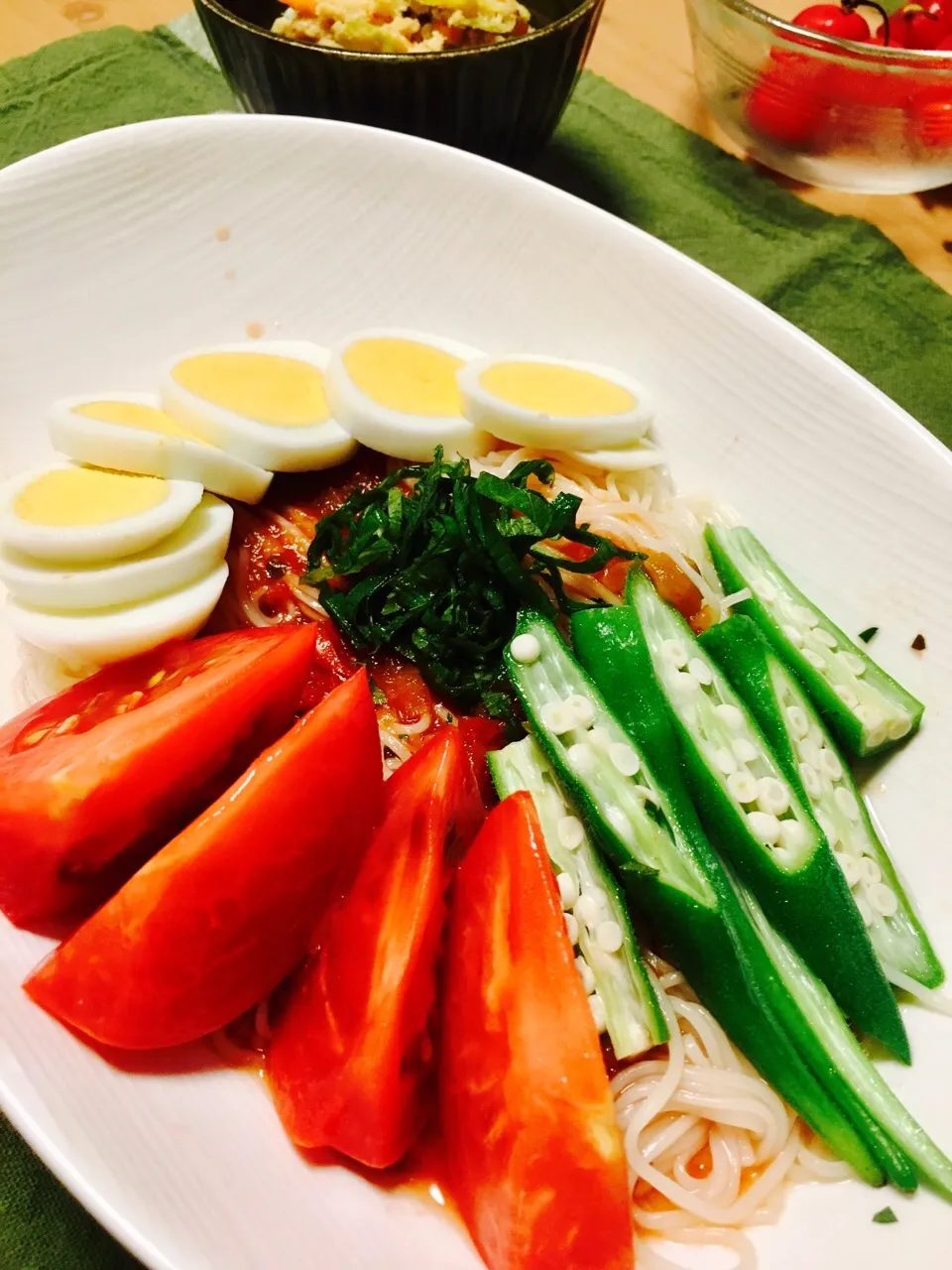 170711サッポロ一番みそラーメンで、冷やしトマト🍅ラーメン！|くぽさん