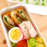 春巻きと枝豆ご飯のお弁当|CHIRI88さん