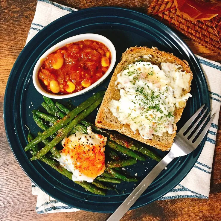 Snapdishの料理写真:ワンプレート晩ご飯|はるなさん