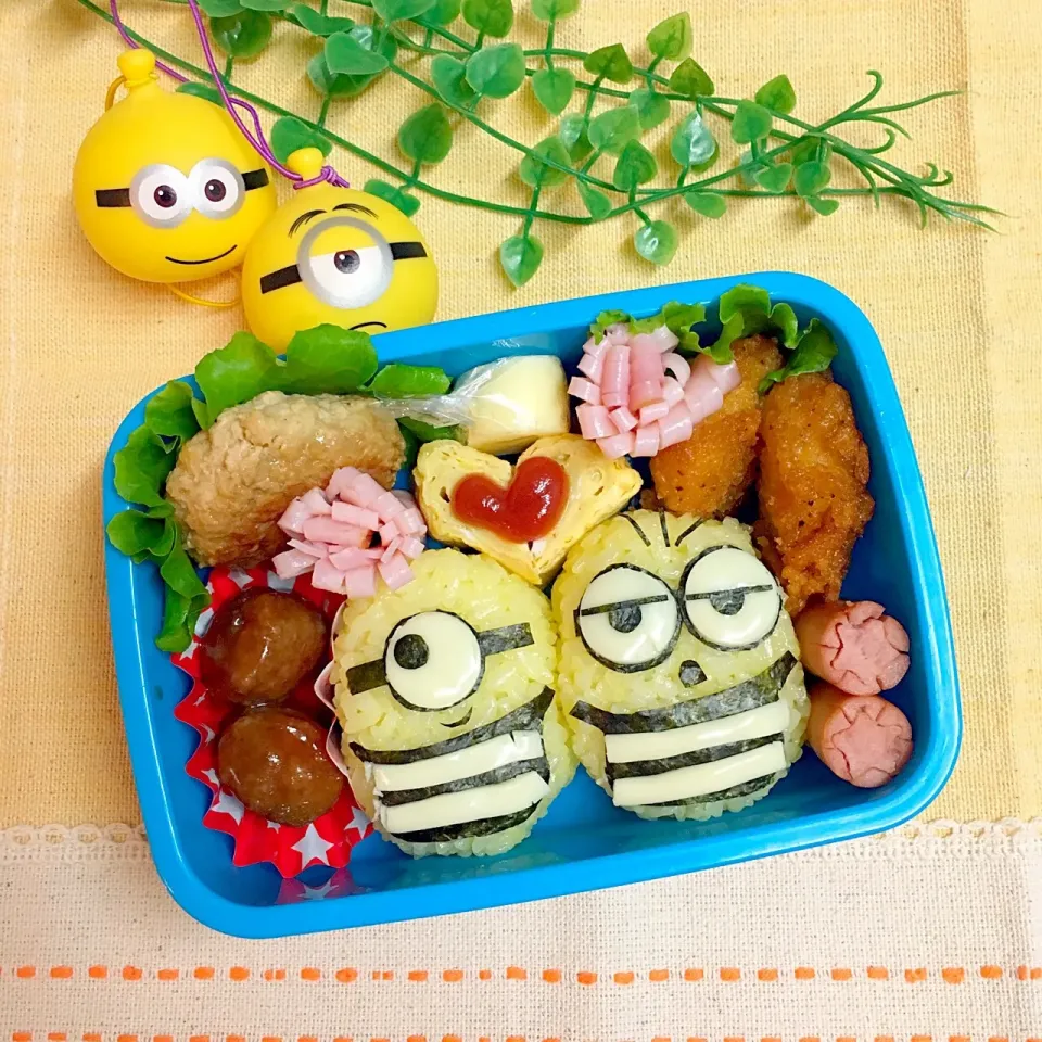 Snapdishの料理写真:ミニオン弁当|ひぃちゃんさん