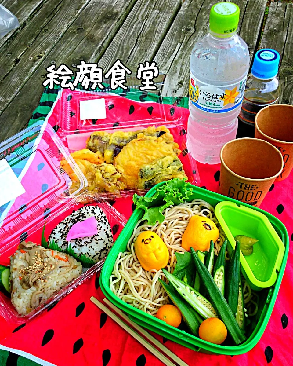 いろはす 塩レモン味で食べる流水麺弁当|jun47さん