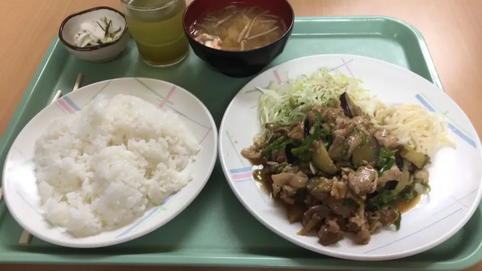 ナス味噌定食|おっちさん