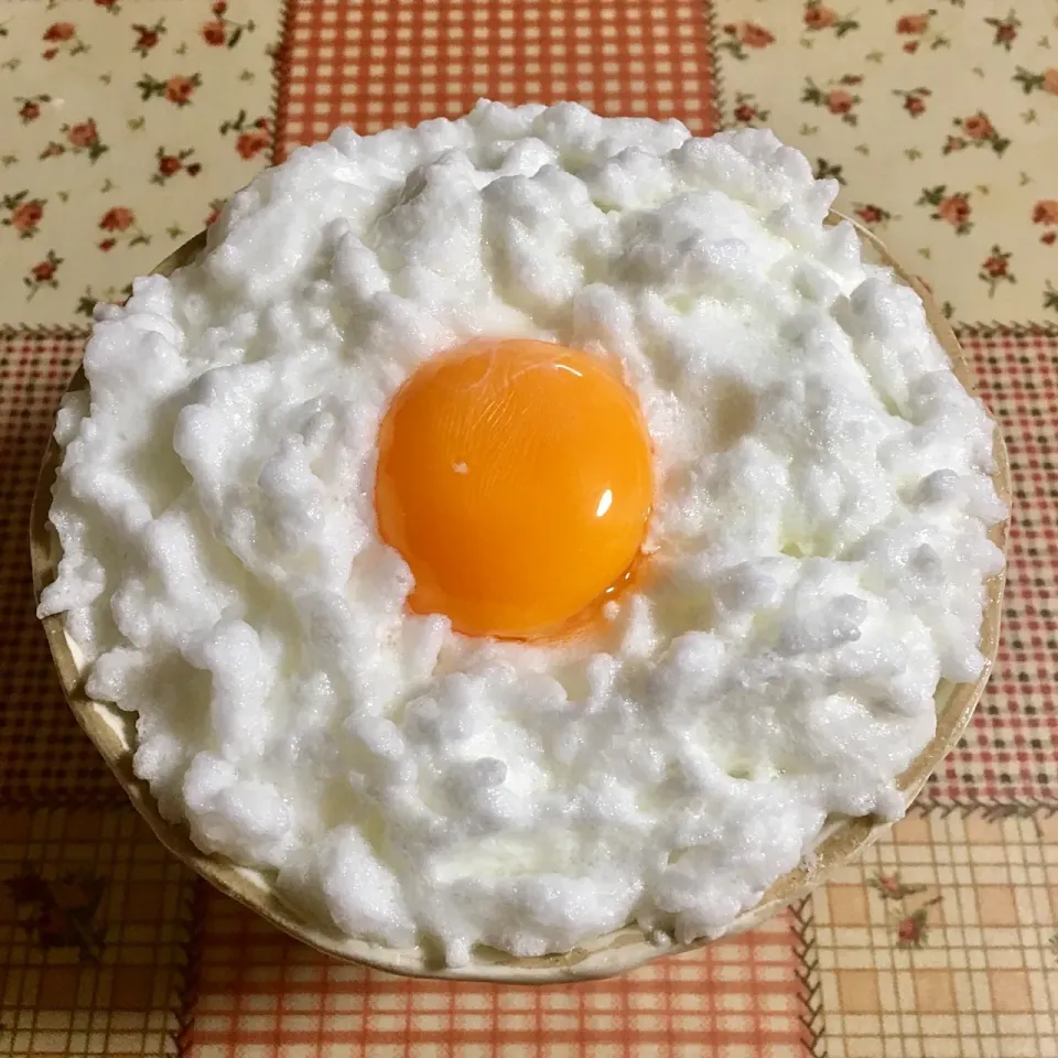 Snapdishの料理写真:淡雪たまごかけごはん🍚🐣|＊ゆみしぼり＊さん