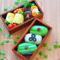 2017.7.20㈭♡油を使っていない昼弁当
#おひるごはん 
#お弁当 
#おむすび