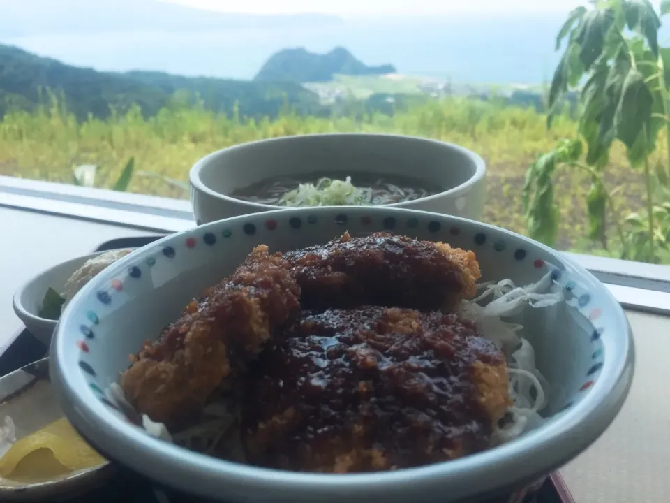 @福井/敦賀湾一望しながら(^^)ソースカツ丼&かけそば◎|THE SUNSEAさん